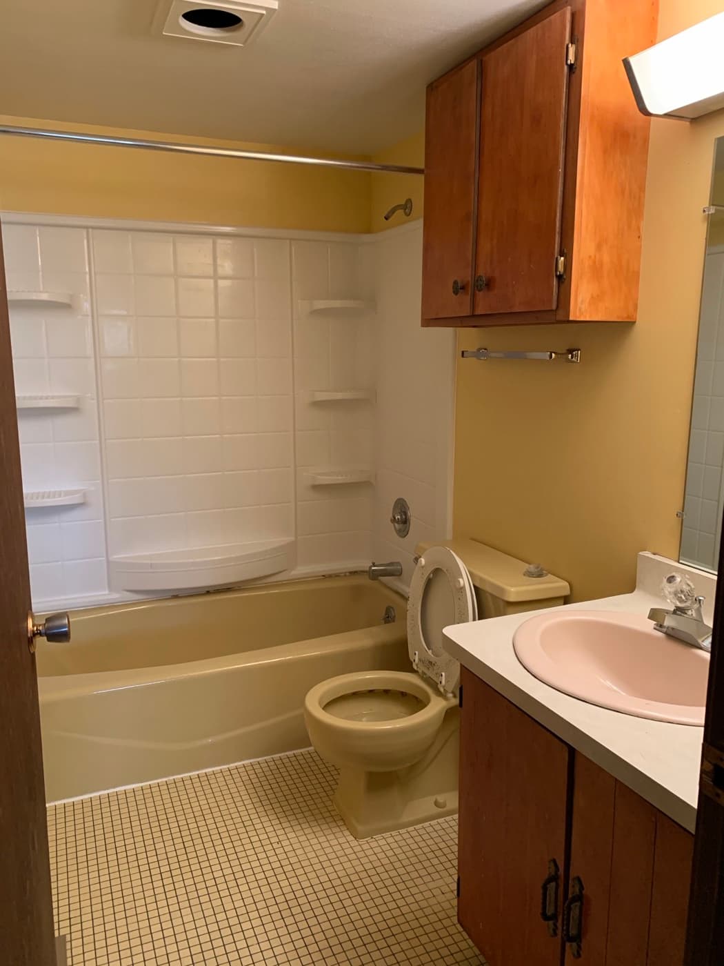 Bathroom before — Acorn Properties renovation