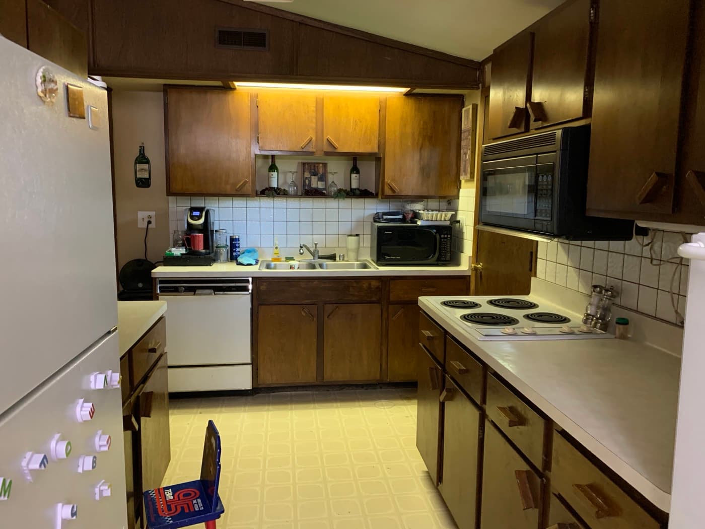 Kitchen before — Acorn Properties renovation