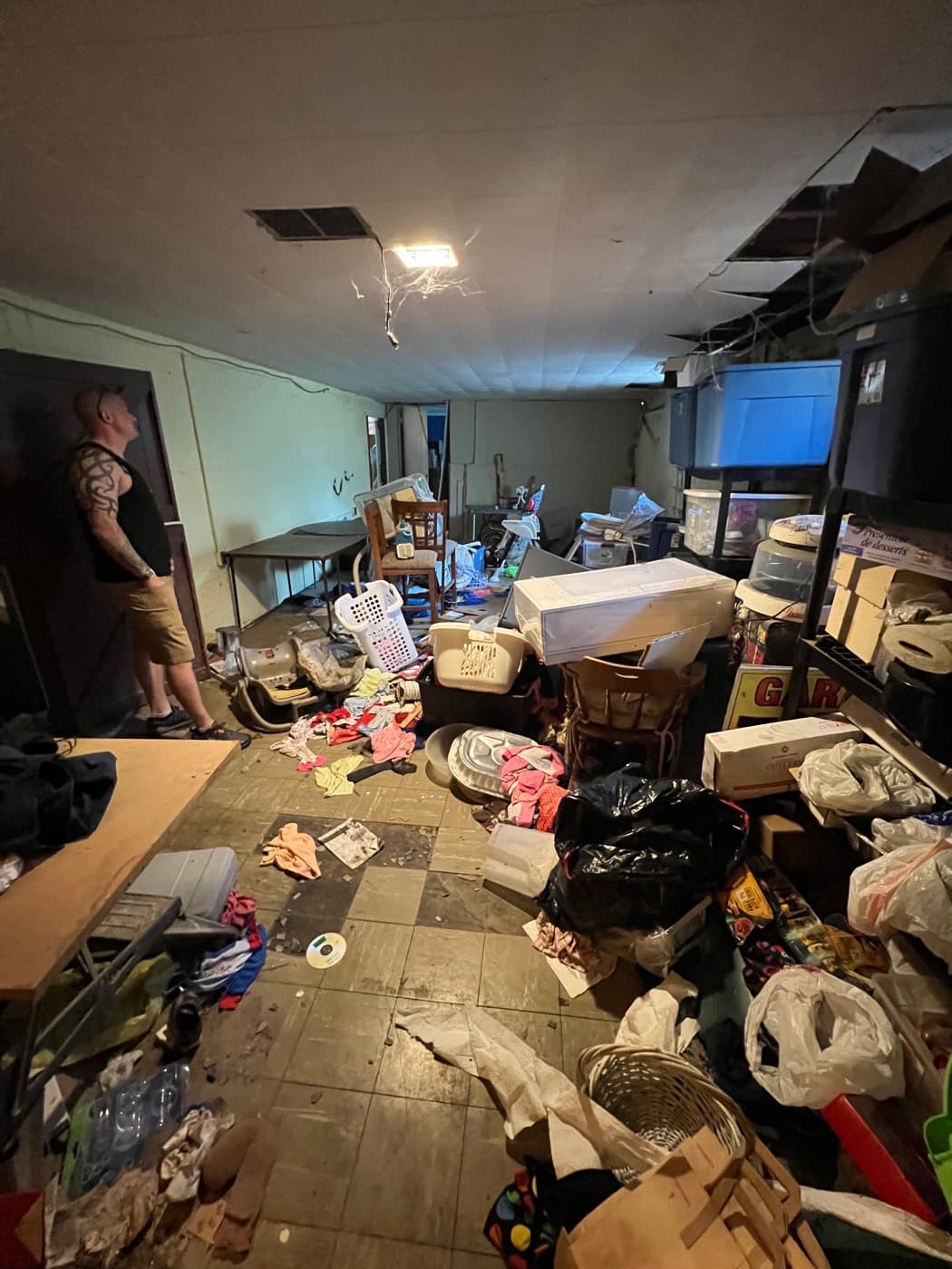 Basement before — Acorn Properties renovation