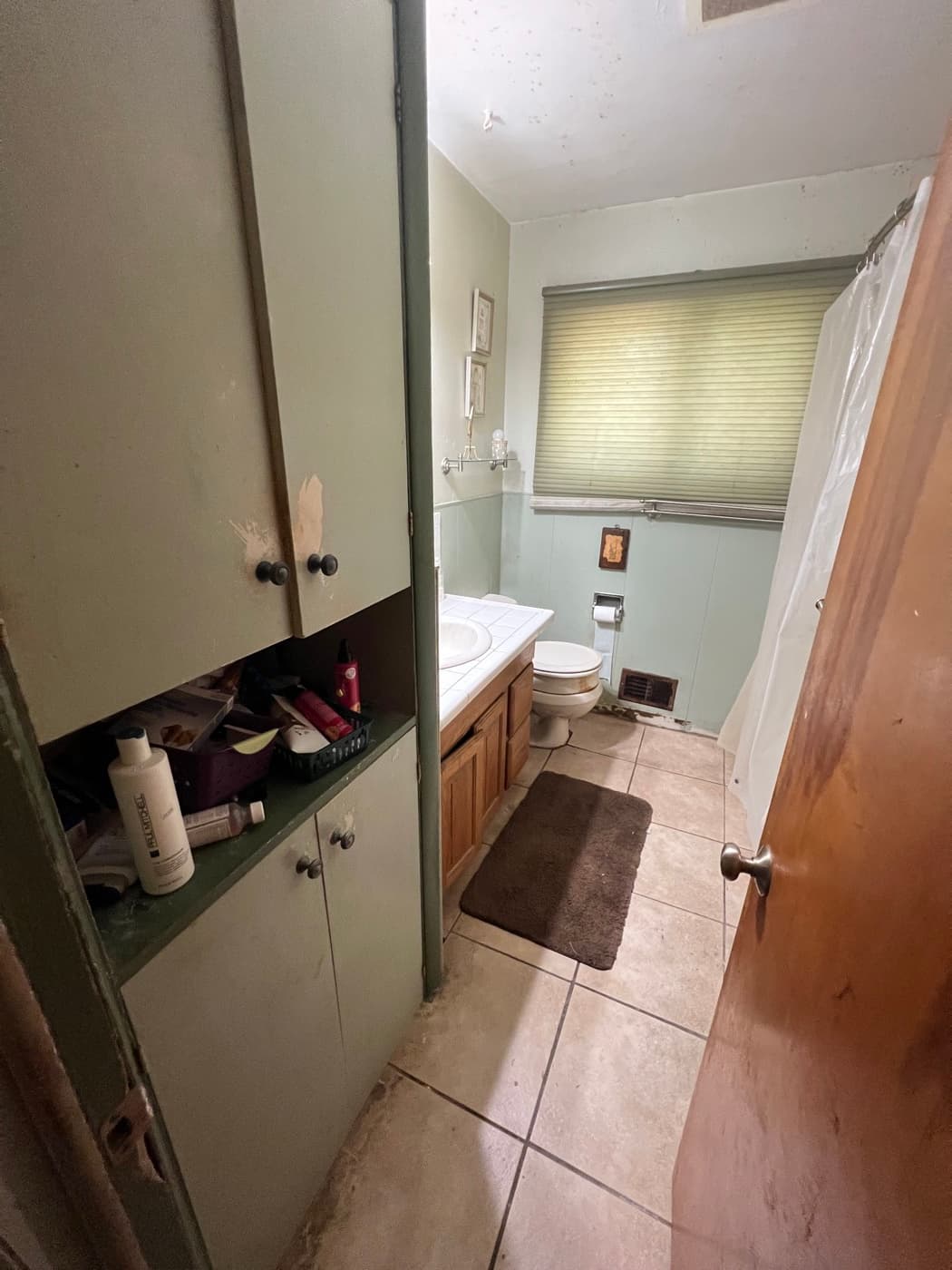 Bathroom before — Acorn Properties renovation