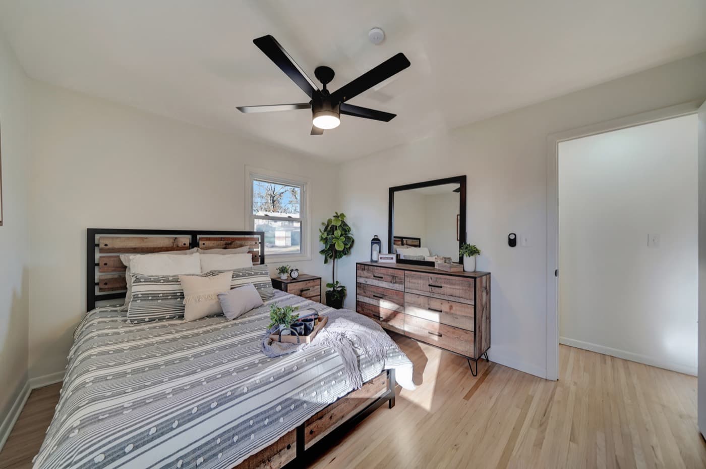Bedroom after — Acorn Properties renovation