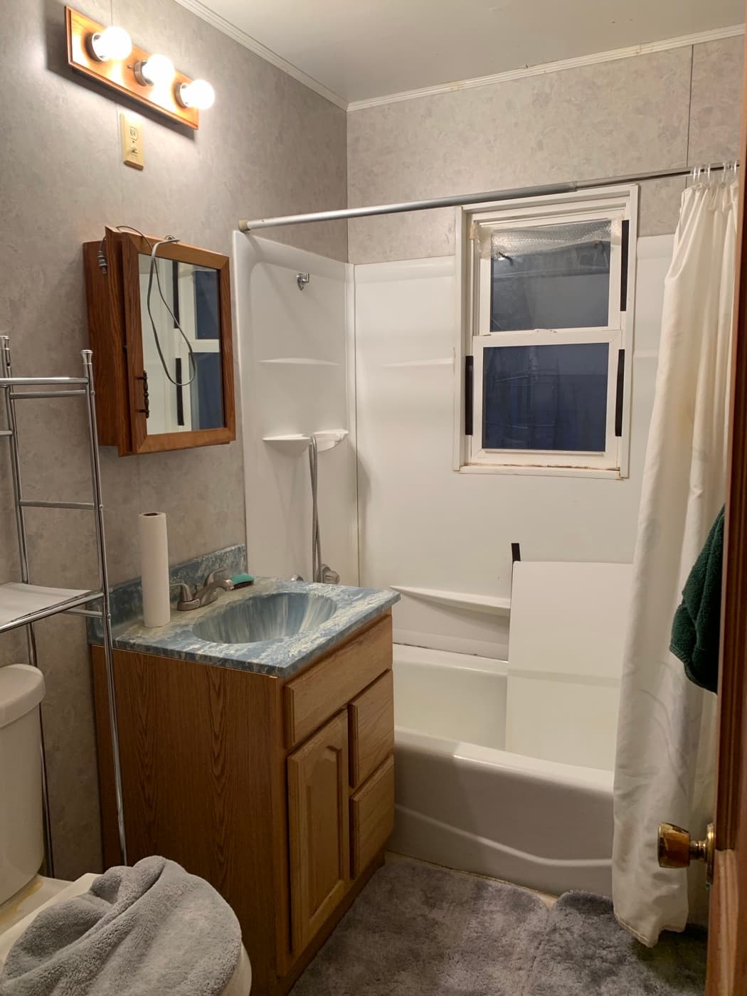 Bathroom before — Acorn Properties renovation