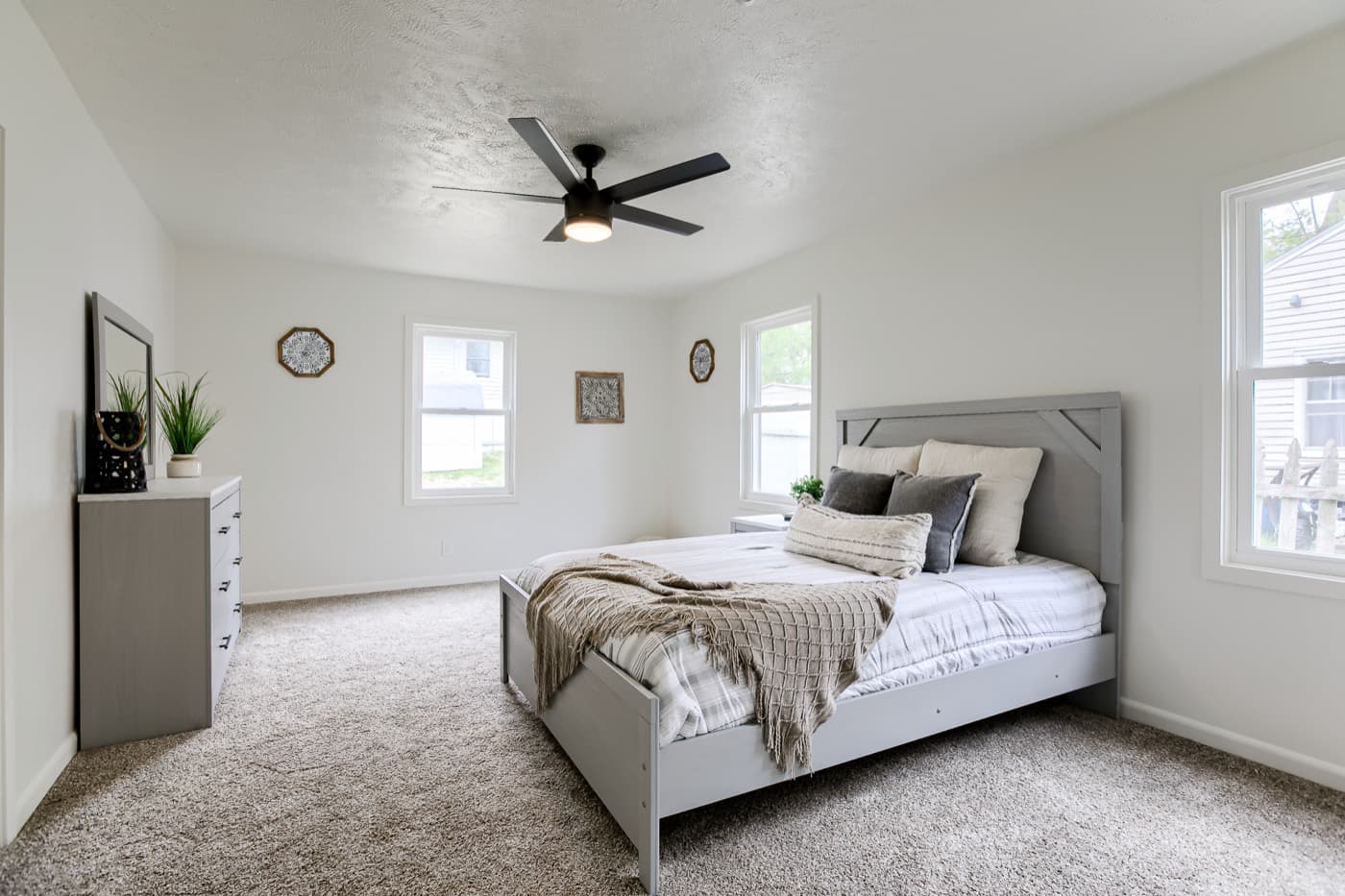 Bedroom after — Acorn Properties renovation