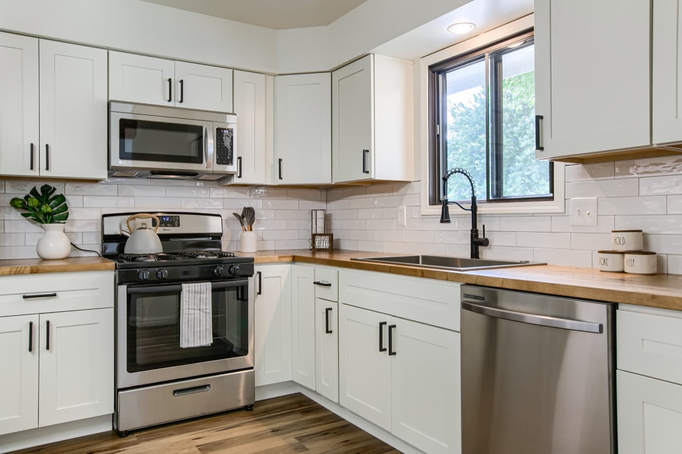 Kitchen after — Acorn Properties renovation