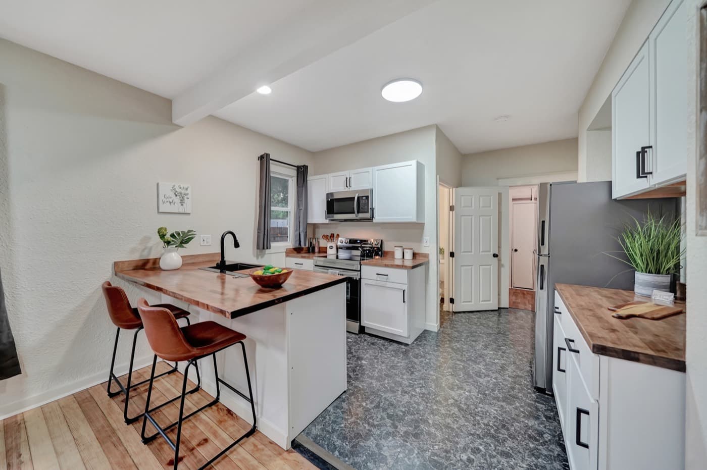Kitchen after — Acorn Properties renovation