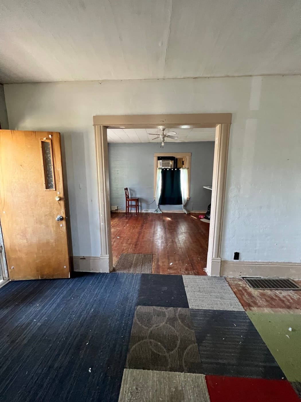 Living room before — Acorn Properties renovation