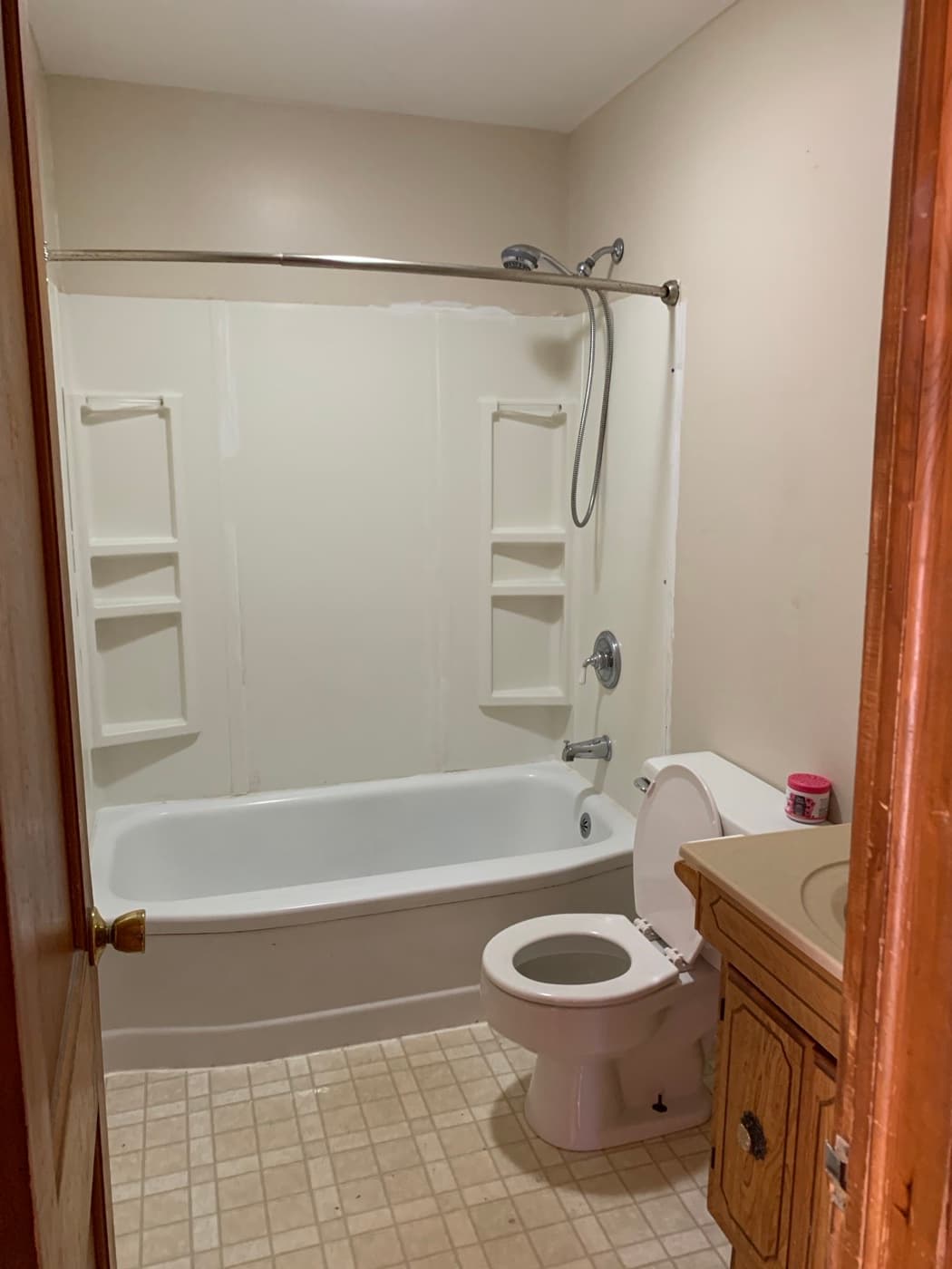 Bathroom before — Acorn Properties renovation